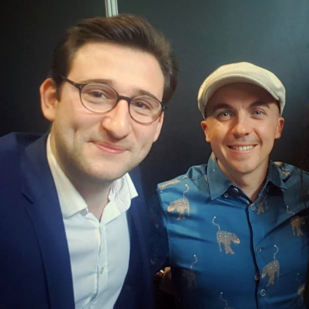Le Magicien Lille dans le nord et l'acteur star Malcolm