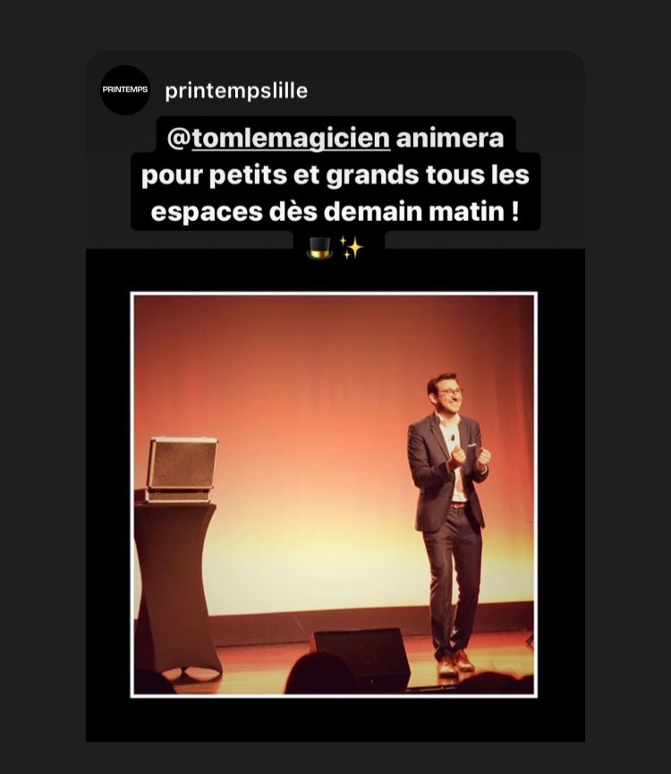 Magicien printemps lille